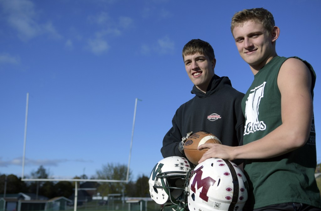 Winthrop's Evan Burnell, right, and Jevin Smith have been big reasons why the Ramblers are in the playoffs this season.