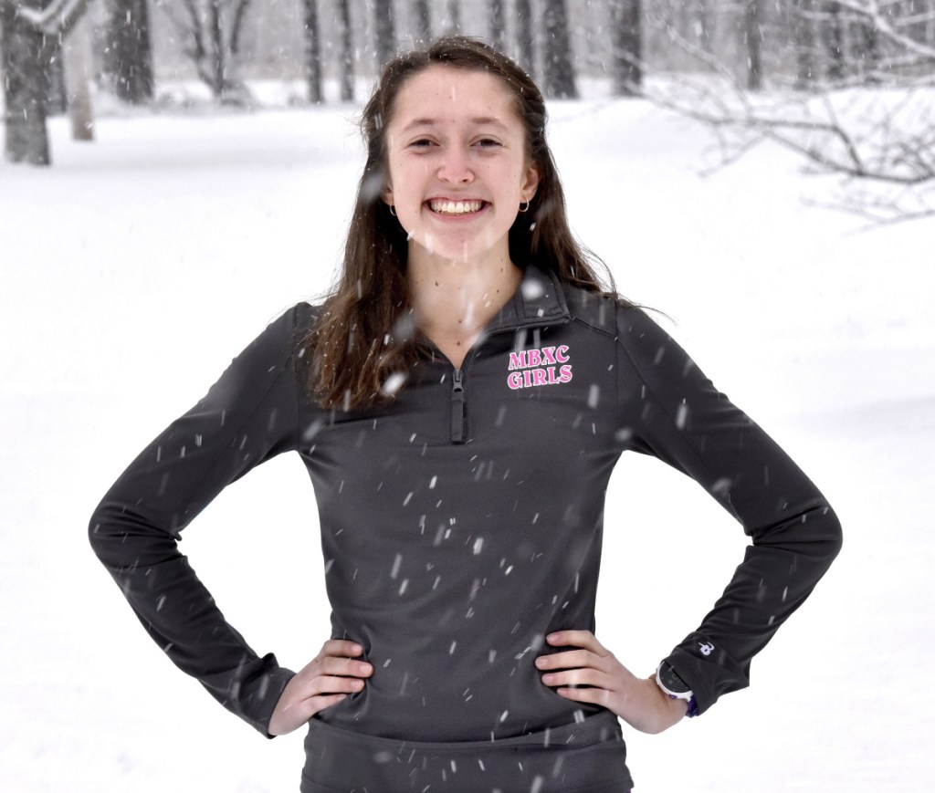 Mt. Blue junior Kahryn Cullenberg is the Morning Sentinel Girls Cross Country Runner of the Year.