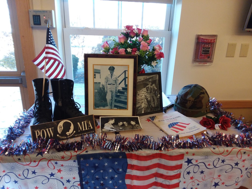 The POW/MIA Memory Table.