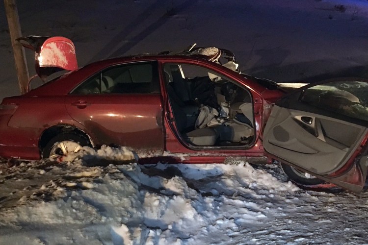 A Harmony man was killed Monday night in a head-on crash in Bingham 1.5 miles north of the state rest area on U.S. Route 201. Michael Handy, 46, driving a red Toyota Camry, was pronounced dead at the scene. 